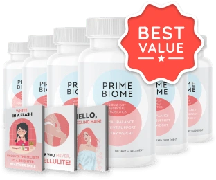 Prime Biome 6 Bottle Package